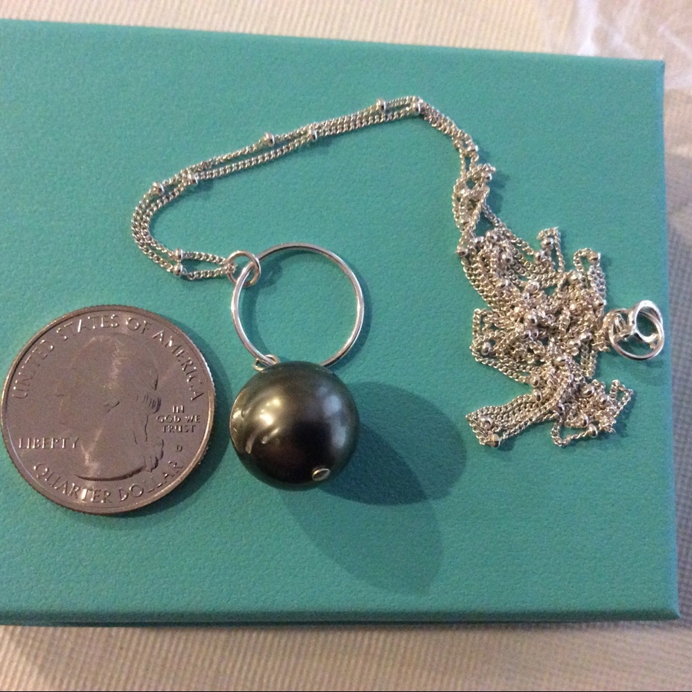 Sterling silver with pearl necklace